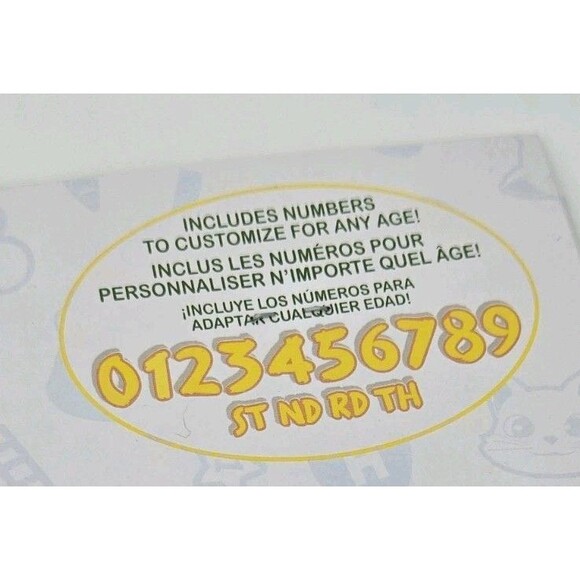 COCOMELON birthday party supplies jumbo LETTER BANNER add an age Customize New - Picture 7 of 9